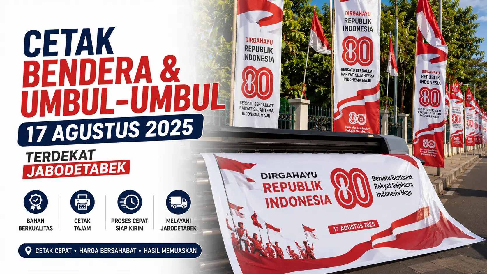 Cetak Spanduk 17 Agustus Terdekat Jabodetabek