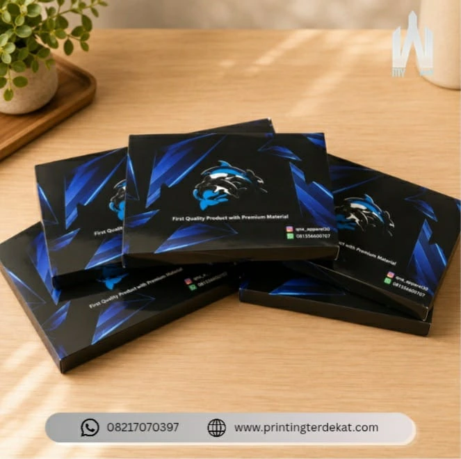 Cetak box kemasan custom berkualitas di My Print.