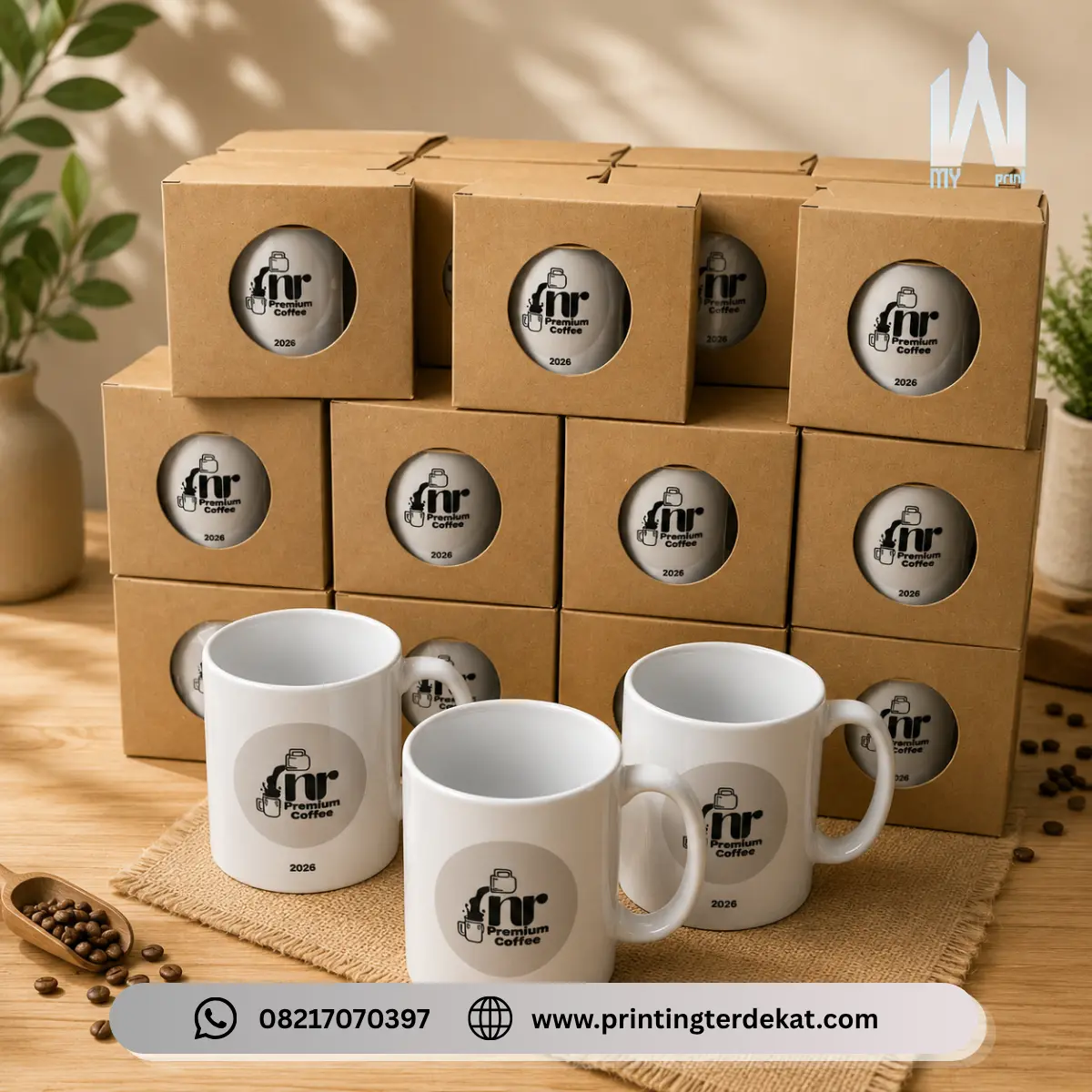 Cetak mug custom full color berkualitas di My Print