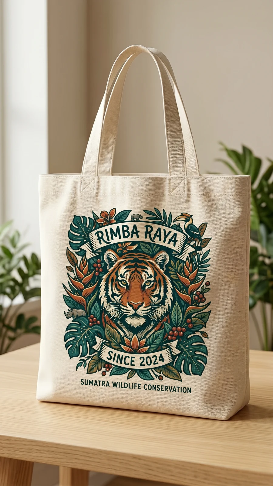 Cetak Tote Bag Kanvas Sablon